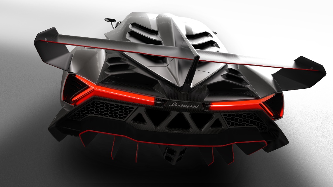 Photo:  Lamborghini veneno rear